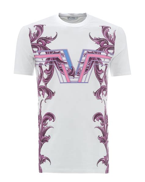 versace sport t shirt white tee|versace long sleeve shirts.